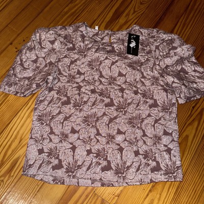 AS Elegant Women s Blouse With Keyhole Back, Rusching On Sleeves
