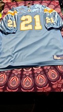 Authentic San Diego Chargers LaDainian Tomlinson 21 Powder Blue Reebok Jersey 54