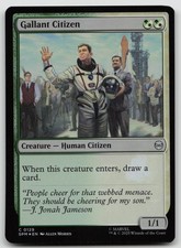 Gallant Citizen 129 SPM MTG Common Foil NM