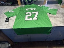 NWT Nike Quinyon Mitchell Philadelphia Eagles Kelly Green Jersey Size Large