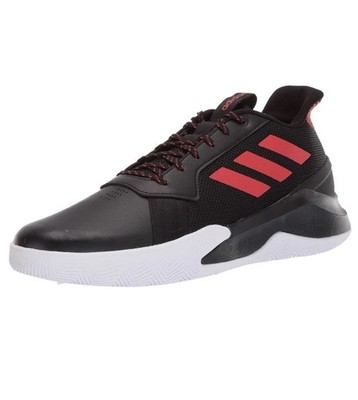 adidas Runthegame Men s Basketball Shoes Core Black/Active Red | 10.5 M US NWOT