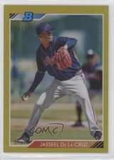 2020 Bowman Heritage Chrome Prospects Gold Refractor 6/50 Jasseel De La Cruz 6ns