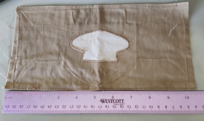 1898 - 1902 US Army Infantry Cook Chevron Large size