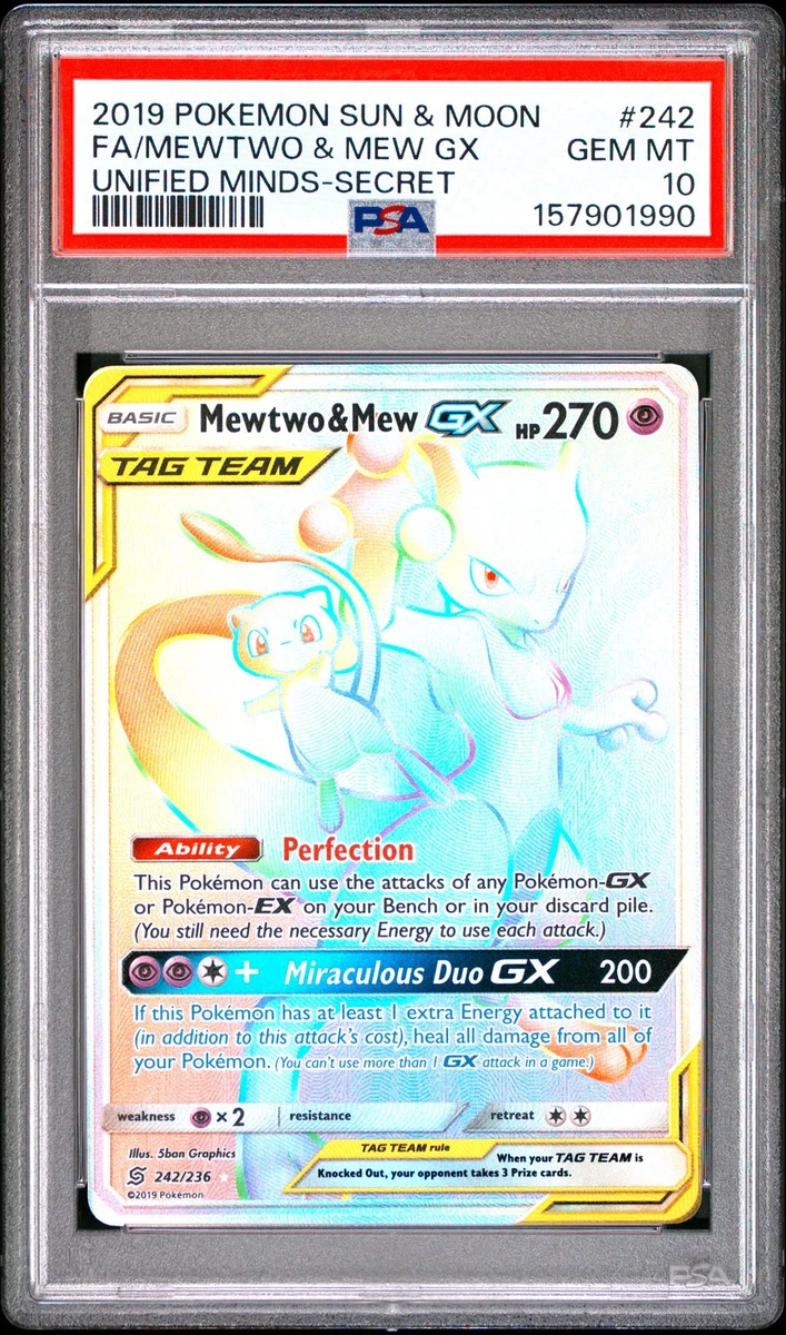 Mew Pokémon TCG Professional Sports Authenticator (PSA) Grade 10
