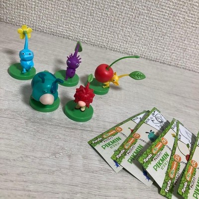 Nintendo Pikmin Choco Egg Set Figur 5 Stück Time Capsule Authentic NTSCJ