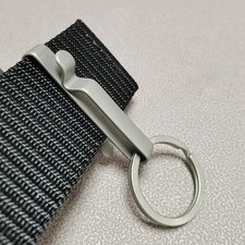 Titanium Alloy Quick Buckle Detach Belt Waist Hanging Car Keychain Key Tools Edc