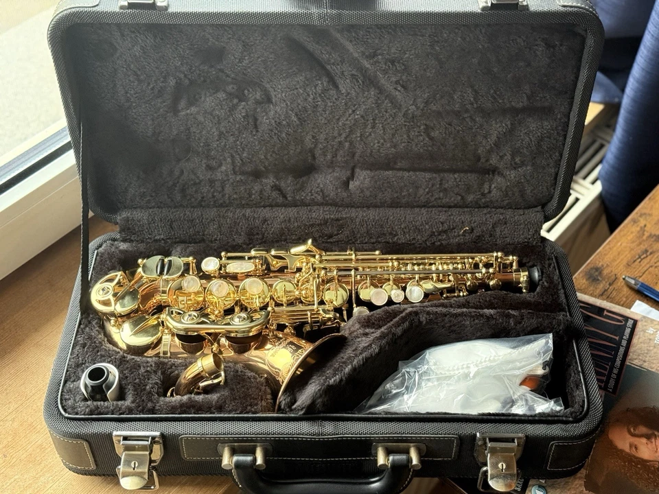 NUEVO Saxofón Soprano Yanagisawa SC-WO20 con accesorios completos Foto 2 de 4