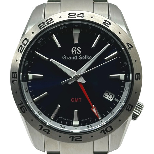 Grand Seiko Sports Collection GMT Quartz Watch SBGN029 9F86-0AK0 Navy Dial - Picture 1 of 13