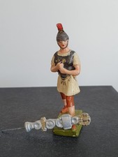 Elastolin Lineol Nardi Römer mit Rüstung Standarte Signum Made Italy Masse 9 cm
