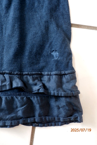 Camiseta sin mangas vintage Y2K Abercrombie & Fitch Babydoll cami para mujer talla L con volantes H272 - Imagen 3 de 8