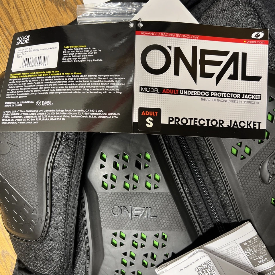 O'Neal Under Dog 4 Body Protector - Motocross Dirt Bike Offroad ATV Adult size S - Image 3 of 3