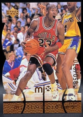 1998 UD MJx MJ Timepieces Die Cut Bronze Michael Jordan 050/230 NM 21 Bulls RARE