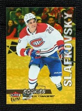 2022-23 Upper Deck Fleer Ultra Rookies Gold Patterned Foil Juraj Slafkovsky ig1