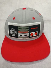 Nintendo Classic Baseball Cap Trucker Original Snapback Hat NES Controller RED