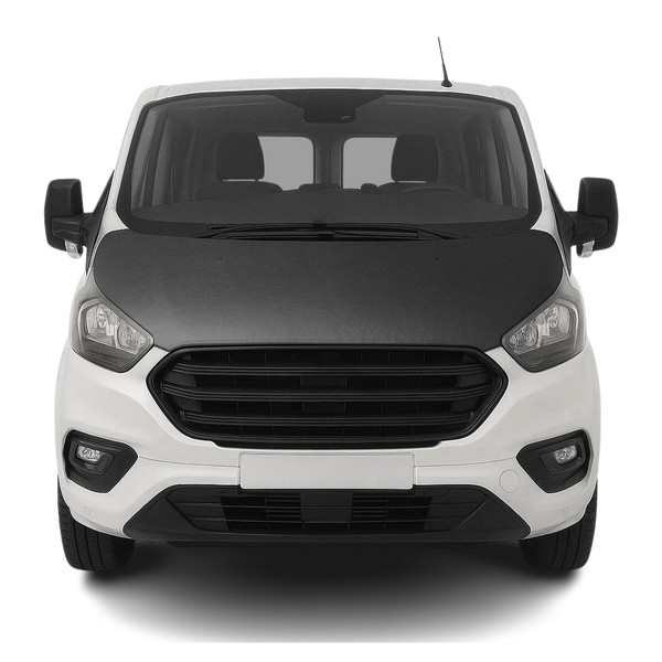 Haubenbra Steinschlagschutz FüR Ford Transit Tourneo Custom 2013-18 Carbon Optik-image