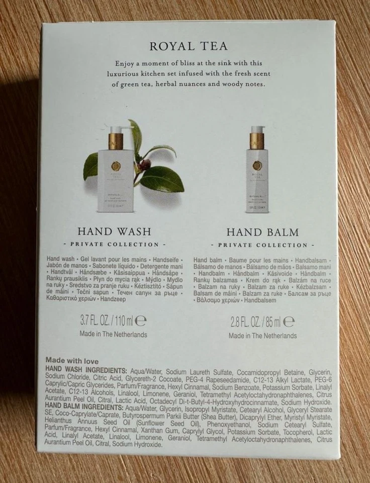 Rituals Royal Tea Mini- Kitchen Set 110 ml Hand Wash + 85 ml Hand Balm Neu & Ovp - Bild 2 von 3