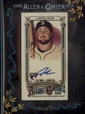 Tyler Locklear- 2025 Topps Allen & Ginter Framed Mini framed black auto /25