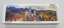EUROGRAPHICS PANORAMIC 1000 PC PUZZLE NEUSCHWANSTEIN CASTLE IN AUTUMN - COMPLETE