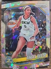 Panini 2025 Prizm WNBA Cracked Ice #92 Angel Reese Chicago Sky