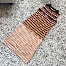 UNIQLO × MARNI Multi-Border Sleeveless Long Dress M