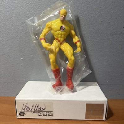 Reverse Flash Toy Fare Exclusive Mail Away Figure Original Bag Signed Mark Waid
