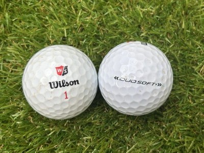 24 x Wilson Duo Soft Grade B weiß Golfbälle portofrei