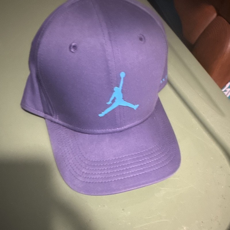 Jordan Golf Rise Cap Dri-FIT Golf Hat S/M Purple/Blue Jumpman Logo