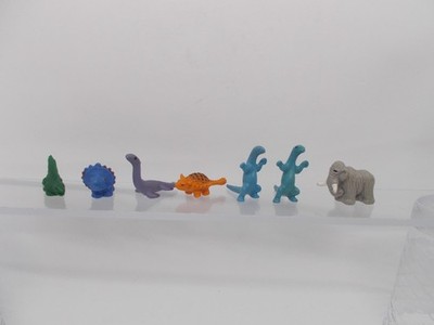 Schleich Minis 7 x Varianten ROHLINGE Mammuth Kragensaurier Schwimmsaurier
