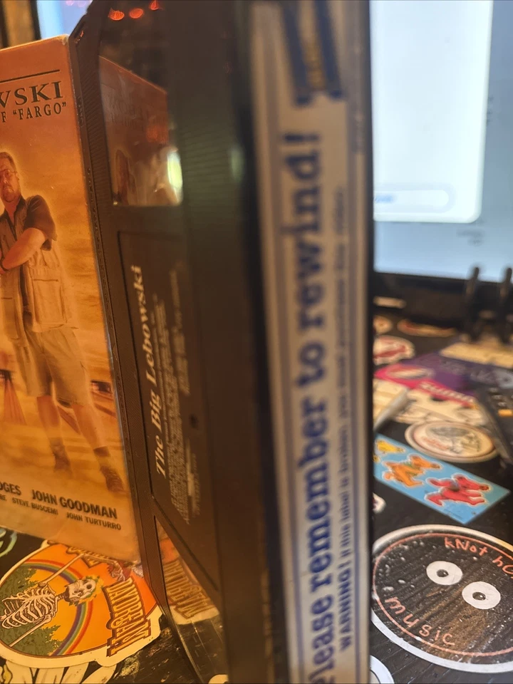 The Big Lebowski VHS The Coen Brothers Joel Ethan Jeff Bridges John Goodman 1998 Foto 4 de 4