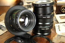 Helios 44-2 58mm f2 USSR Lens Swirly Bokeh M42 Mount Tested Serviced