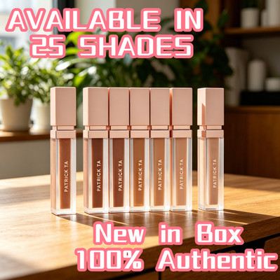 PATRICK TA Major Skin Soft Blur Brightening Hydrating Concealer, 25 SHADES,0.2oz