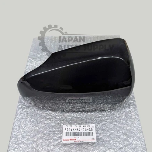 OEM GENUINE TOYOTA 12-19 PRIUS C BLACK LEFT OUTER MIRROR COVER 87945-52170-C0