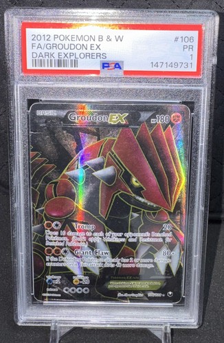Groudon-EX graded PSA 1 for sale on eBay