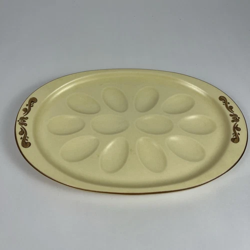 Vintage Pfaltzgraff Village Ceramic Deviled Egg Plate