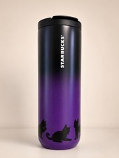 Starbucks Edelstahl Thermobecher 473 ml Schwa...