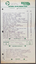 KPMC - Bakersfield CA, Radio Station Music Survey, March 25, 1963