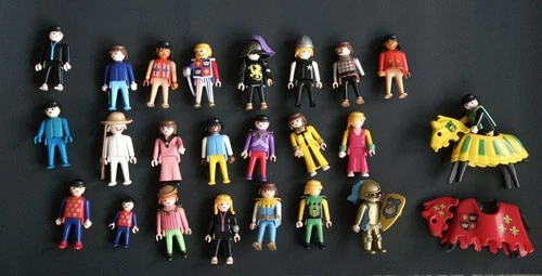 Large Lot Vintage Playmobil Geobra Figures & Accessories 1974 - 1990s