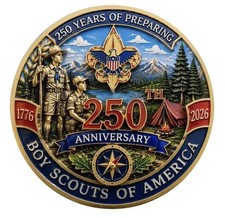 Boy Scouts of America 250th Anniversary Challenge Coin America 250