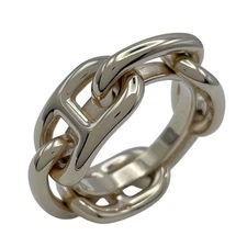 HERMES Luka Scarf Ring Gold Metal Scarf Ring Ladies Used