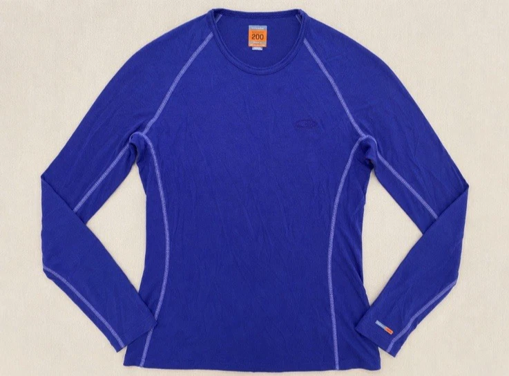 Icebreaker Bodyfit 200 Merino Wool Base Layer Shirt Woman Medium Purple Gorpcore
Opens in a new wind