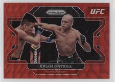 2022 Panini Prizm UFC Ruby Wave Prizm Brian Ortega #57 14vb
