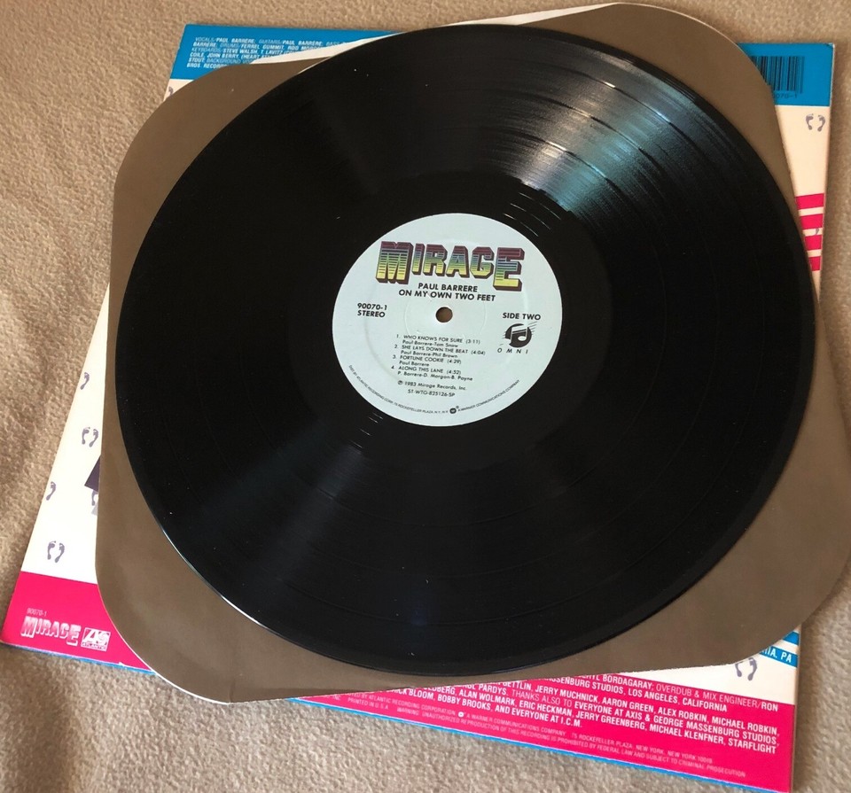 PAUL BARRERE / LITTLE FEAT ON MY OWN...MINT VINYL NUMBERED PROMO LP