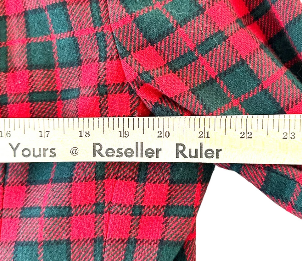 Blazer Norton Mc Naughton Para Mujer 14 Grannycore Chaqueta Forrada a Cuadros Botón Foto 3 de 4