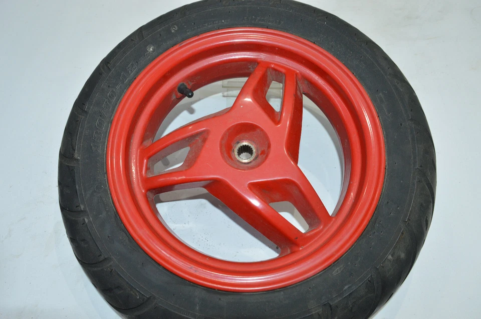 SYM JET EURO X 50 RED DEVIL HINTERREIFEN HINTERRAD REIFEN RAD FELGE HINTEN WHEEL - Bild 2 von 4