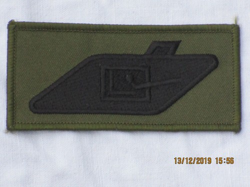 Royal Tank Regiment, RTR, WK1 Tank, Black/Olive, TRF, British Army Patch - 第 1/2 張圖片