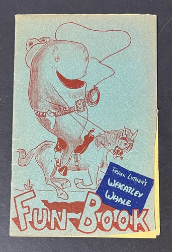 Frank Luther's Wheatley Whale Fun Book (1950) Vintage Children's Book - Bild 1 von 18