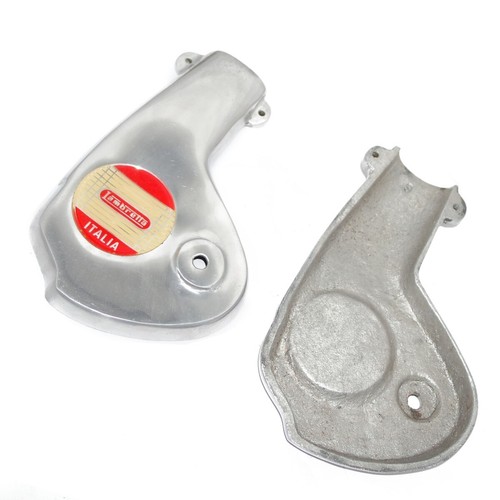 Lambretta LI GP SX TV Fork Link Cover Alloy Polished + Clamp Series 1 2 3 - Picture 5 of 10