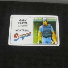 1981 Permagraphics credit card Perma Graphics Gary Carter Expos