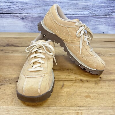 ＳＯＬＤ ＯＵＴ! Skechers USA Women Size 9 Tan Beige Leather Suede Hiking Shoes