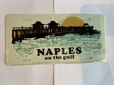 Made in the USA!Naples On The Gulf license plate.